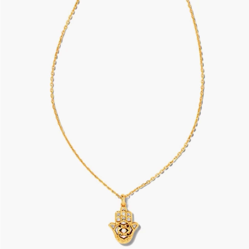Kendra Scott Gold Plated Hamsa Pendant Necklace